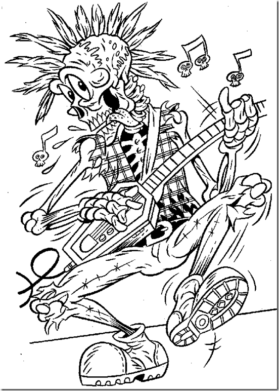 Coloring page: Day of the Dead (Holidays and Special occasions) #60233 - Free Printable Coloring Pages