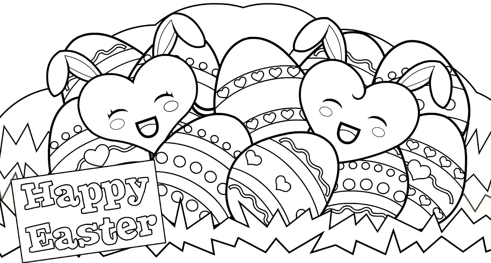 Coloring page: Easter (Holidays and Special occasions) #54353 - Free Printable Coloring Pages