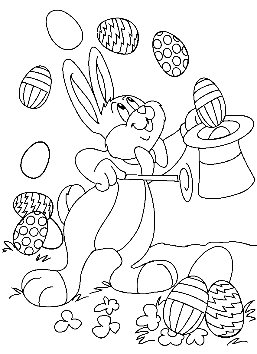 Coloring page: Easter (Holidays and Special occasions) #54354 - Free Printable Coloring Pages