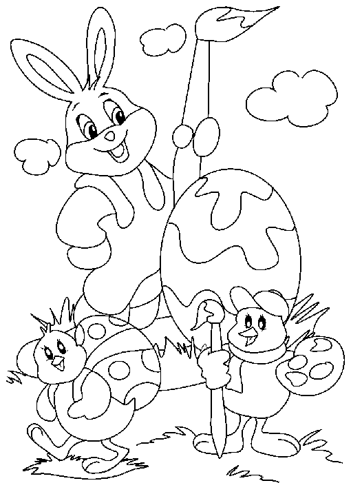 Coloring page: Easter (Holidays and Special occasions) #54374 - Free Printable Coloring Pages