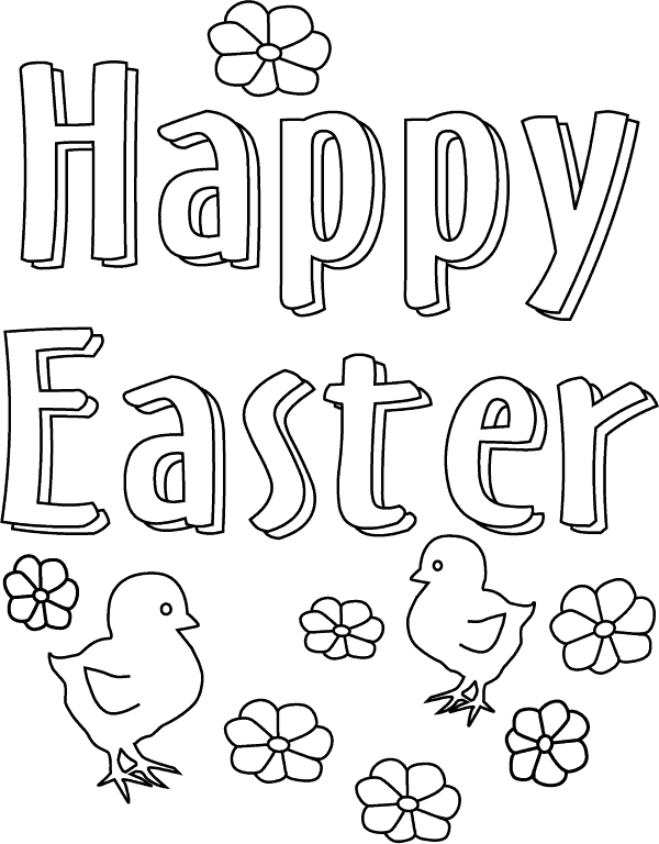 Coloring page: Easter (Holidays and Special occasions) #54390 - Free Printable Coloring Pages