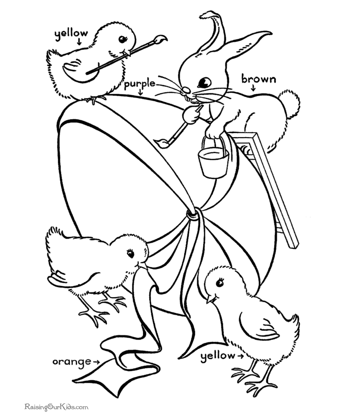 Coloring page: Easter (Holidays and Special occasions) #54403 - Free Printable Coloring Pages