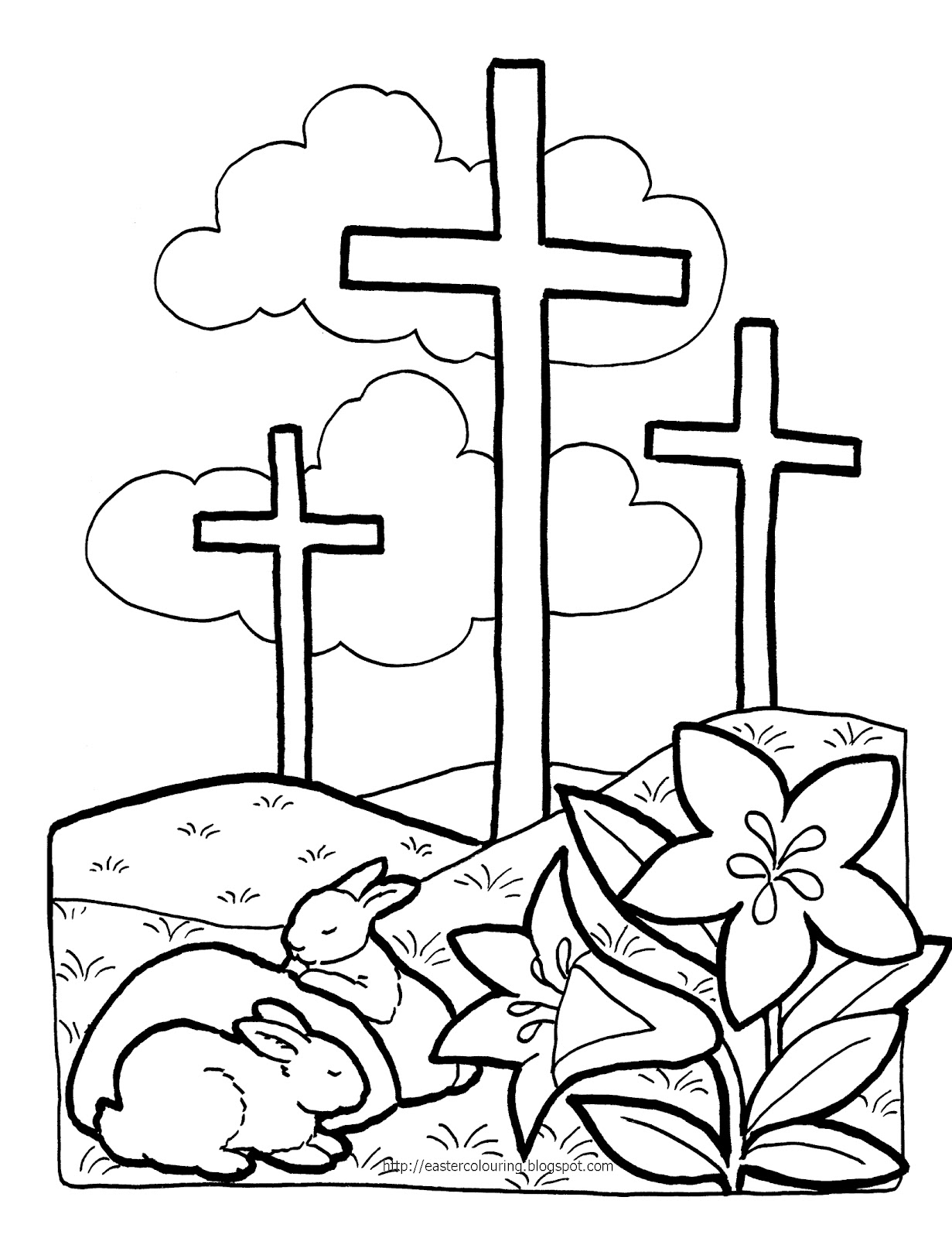 Coloring page: Easter (Holidays and Special occasions) #54406 - Free Printable Coloring Pages