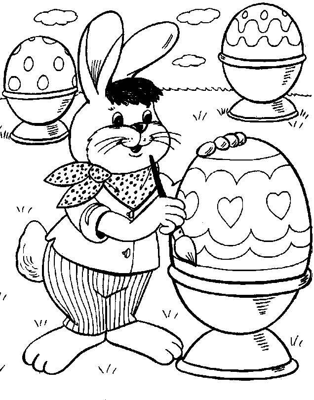 Coloring page: Easter (Holidays and Special occasions) #54424 - Free Printable Coloring Pages