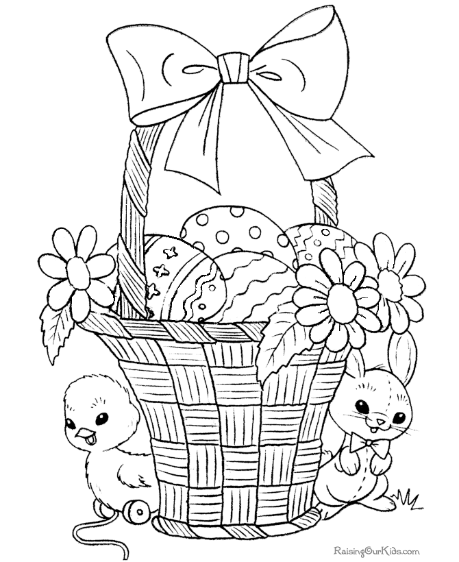 Coloring page: Easter (Holidays and Special occasions) #54432 - Free Printable Coloring Pages