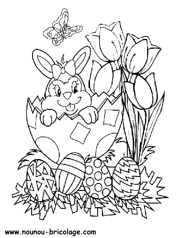 Coloring page: Easter (Holidays and Special occasions) #54460 - Free Printable Coloring Pages