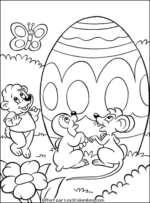 Coloring page: Easter (Holidays and Special occasions) #54464 - Free Printable Coloring Pages