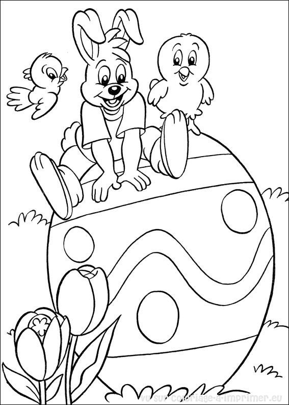 Coloring page: Easter (Holidays and Special occasions) #54469 - Free Printable Coloring Pages