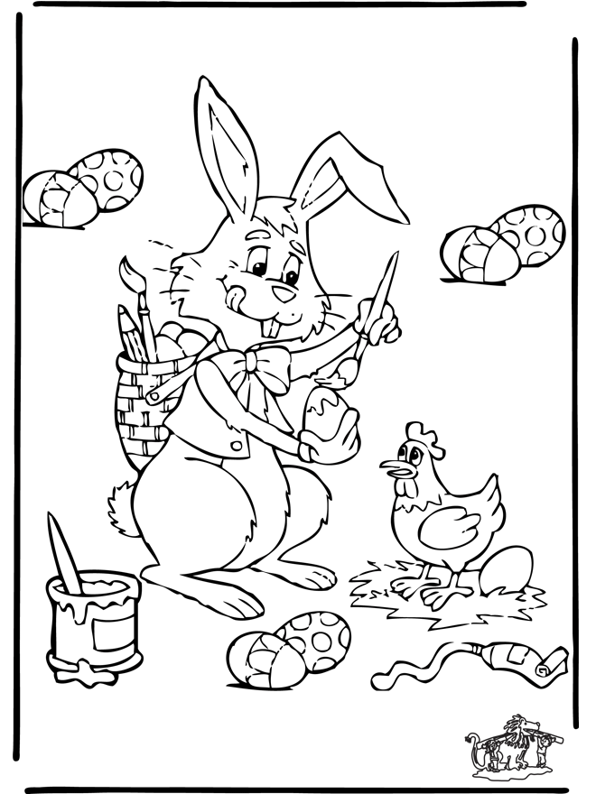 Coloring page: Easter (Holidays and Special occasions) #54528 - Free Printable Coloring Pages