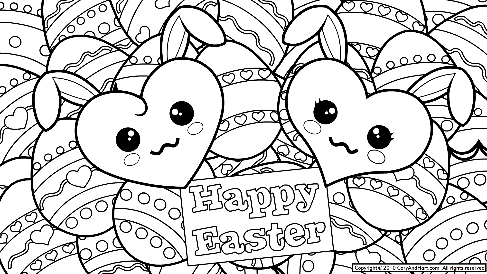 Coloring page: Easter (Holidays and Special occasions) #54544 - Free Printable Coloring Pages