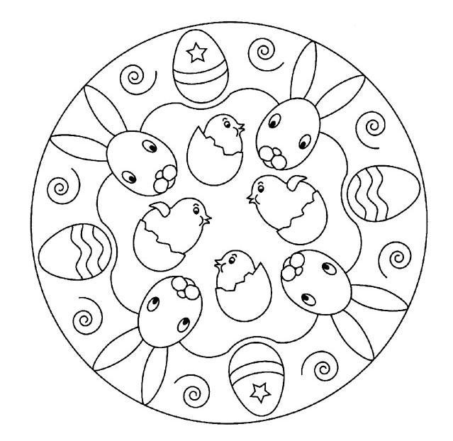 Coloring page: Easter (Holidays and Special occasions) #54558 - Free Printable Coloring Pages