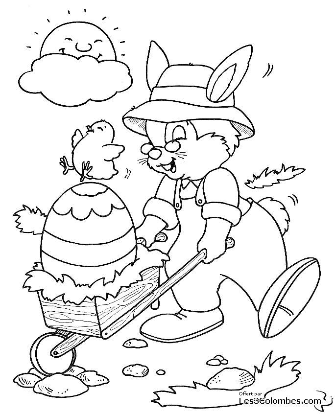 Coloring page: Easter (Holidays and Special occasions) #54588 - Free Printable Coloring Pages