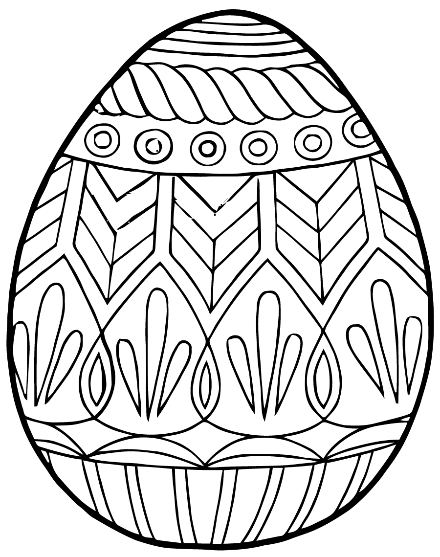 Coloring page: Easter (Holidays and Special occasions) #54610 - Free Printable Coloring Pages