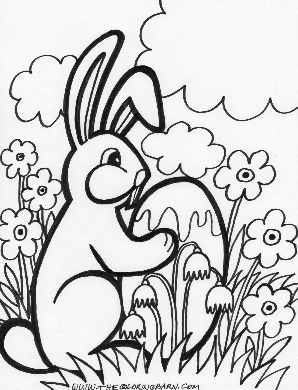 Coloring page: Easter (Holidays and Special occasions) #54614 - Free Printable Coloring Pages