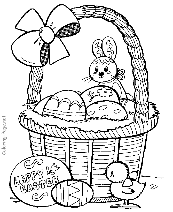 Coloring page: Easter (Holidays and Special occasions) #54615 - Free Printable Coloring Pages