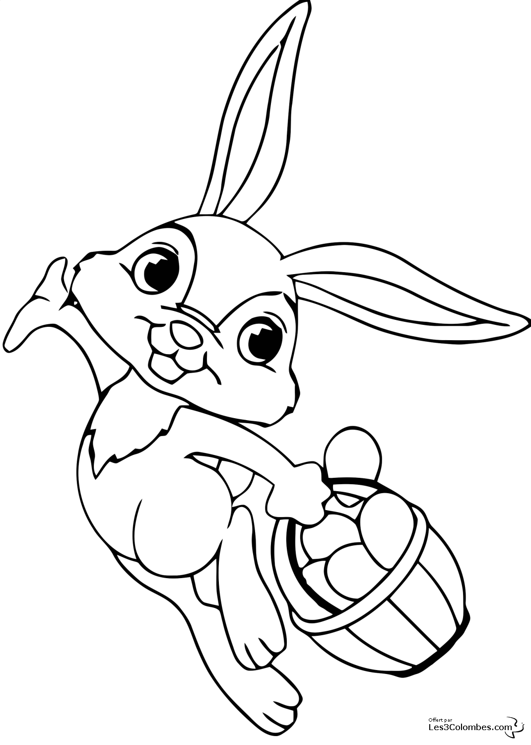 Coloring page: Easter (Holidays and Special occasions) #54630 - Free Printable Coloring Pages