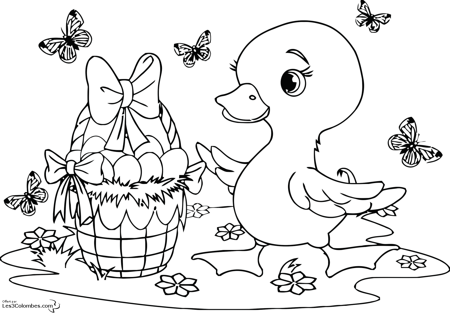 Coloring page: Easter (Holidays and Special occasions) #54635 - Free Printable Coloring Pages