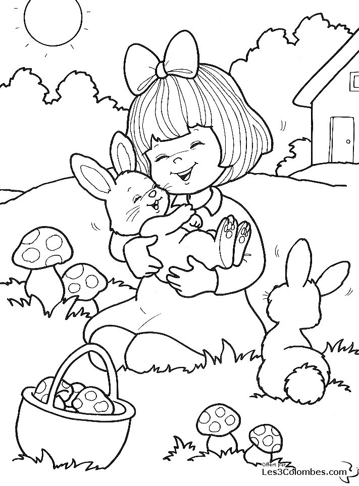 Coloring page: Easter (Holidays and Special occasions) #54656 - Free Printable Coloring Pages