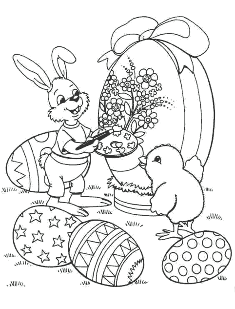 Coloring page: Easter (Holidays and Special occasions) #54716 - Free Printable Coloring Pages