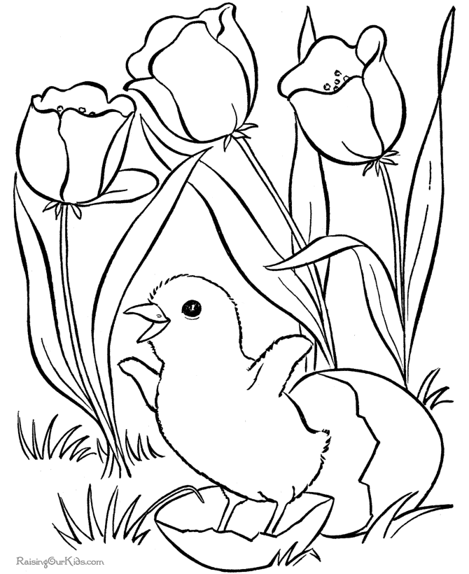 Coloring page: Easter (Holidays and Special occasions) #54734 - Free Printable Coloring Pages