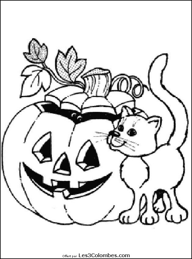 Coloring page: Halloween (Holidays and Special occasions) #55151 - Free Printable Coloring Pages