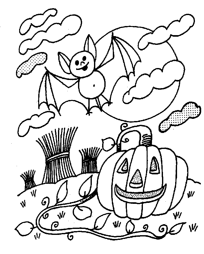 Coloring page: Halloween (Holidays and Special occasions) #55152 - Free Printable Coloring Pages