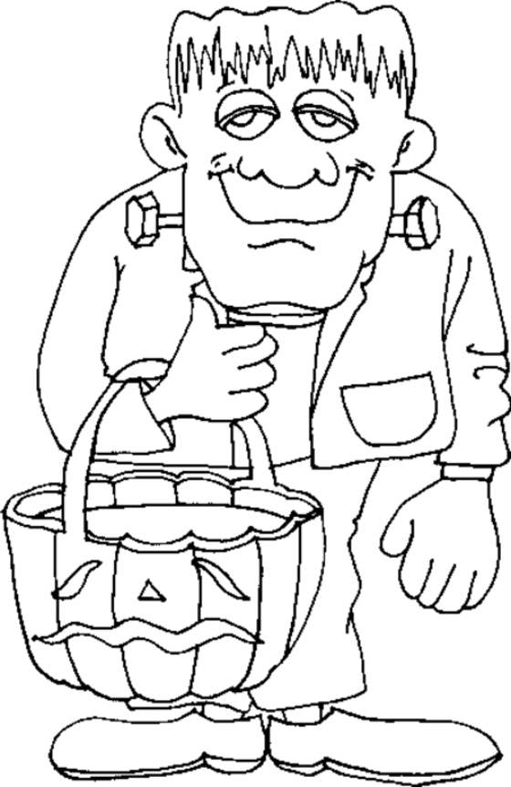 Coloring page: Halloween (Holidays and Special occasions) #55165 - Free Printable Coloring Pages