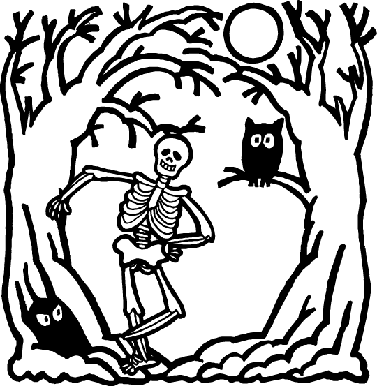 Coloring page: Halloween (Holidays and Special occasions) #55180 - Free Printable Coloring Pages