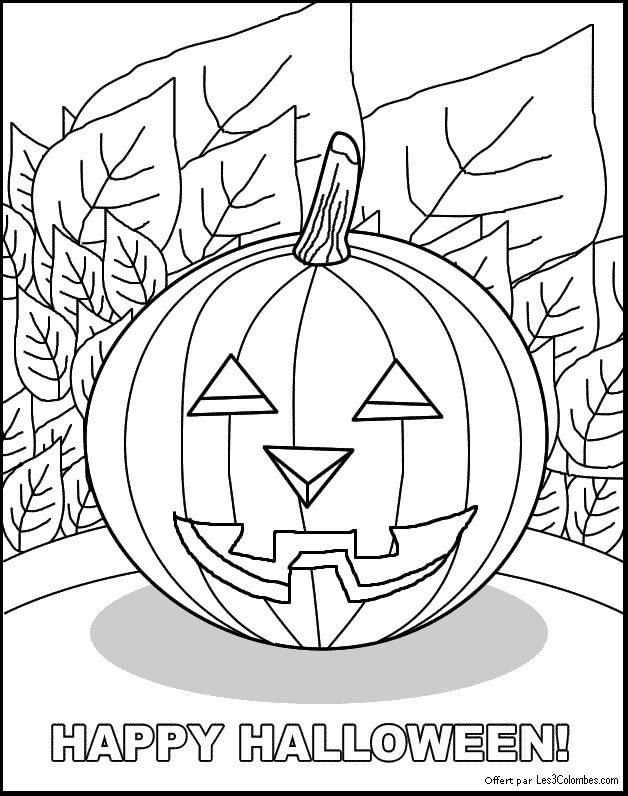 Coloring page: Halloween (Holidays and Special occasions) #55233 - Free Printable Coloring Pages