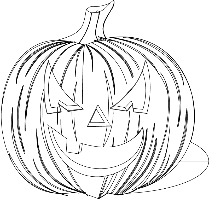 Coloring page: Halloween (Holidays and Special occasions) #55246 - Free Printable Coloring Pages
