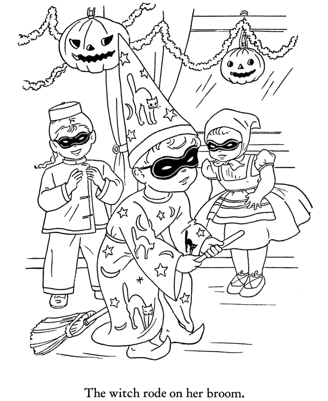 Coloring page: Halloween (Holidays and Special occasions) #55285 - Free Printable Coloring Pages