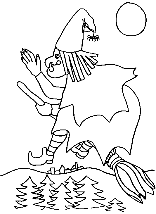 Coloring page: Halloween (Holidays and Special occasions) #55288 - Free Printable Coloring Pages