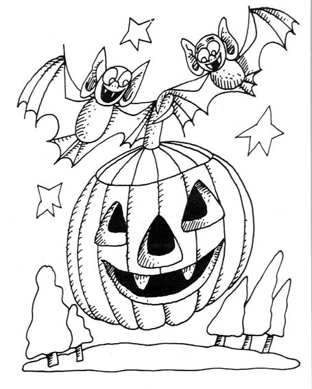 Coloring page: Halloween (Holidays and Special occasions) #55311 - Free Printable Coloring Pages