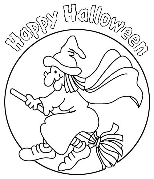 Coloring page: Halloween (Holidays and Special occasions) #55320 - Free Printable Coloring Pages