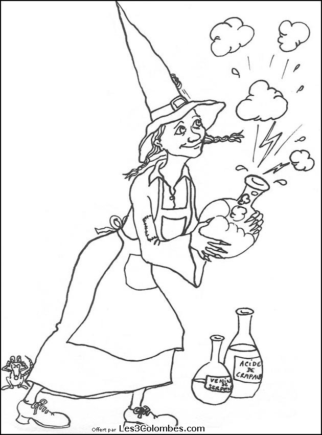 Coloring page: Halloween (Holidays and Special occasions) #55377 - Free Printable Coloring Pages