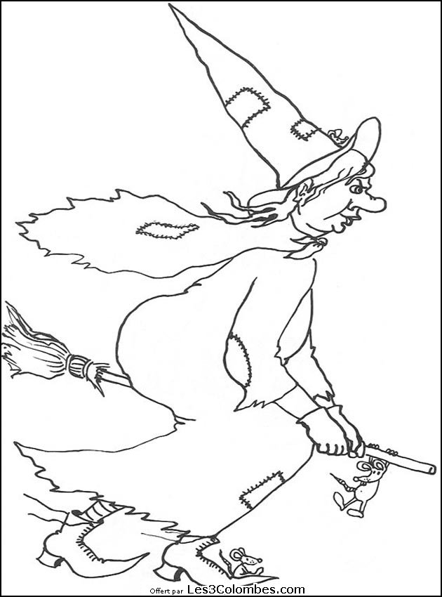 Coloring page: Halloween (Holidays and Special occasions) #55378 - Free Printable Coloring Pages