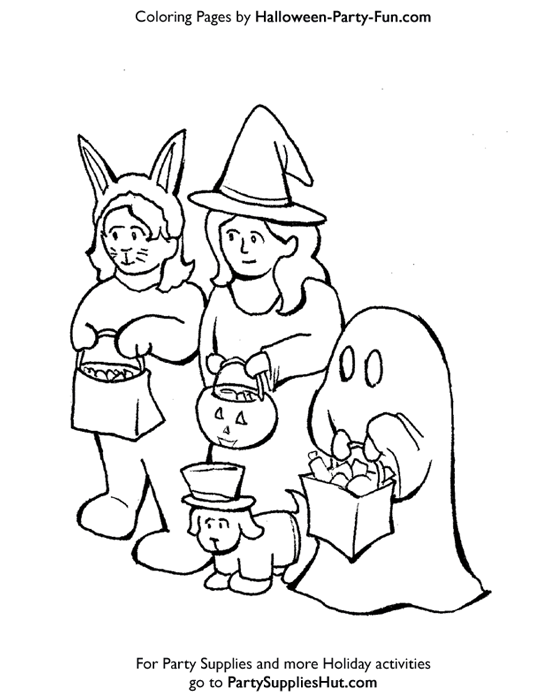 Coloring page: Halloween (Holidays and Special occasions) #55404 - Free Printable Coloring Pages
