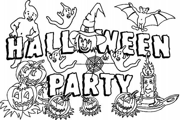 Coloring page: Halloween (Holidays and Special occasions) #55411 - Free Printable Coloring Pages