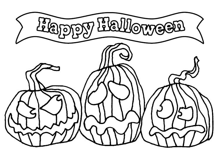 Coloring page: Halloween (Holidays and Special occasions) #55440 - Free Printable Coloring Pages