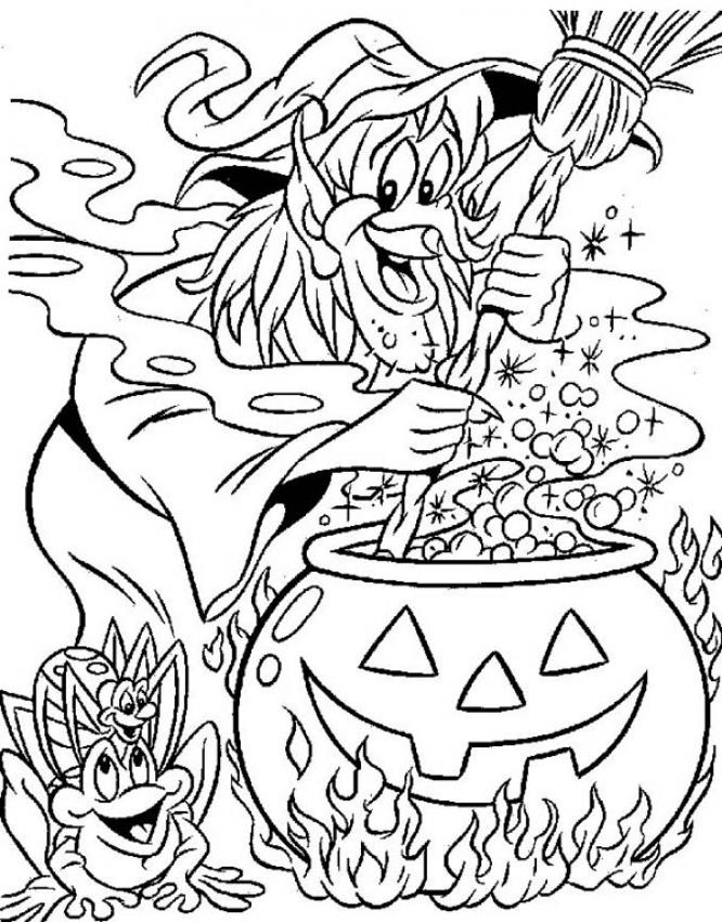 Coloring page: Halloween (Holidays and Special occasions) #55441 - Free Printable Coloring Pages