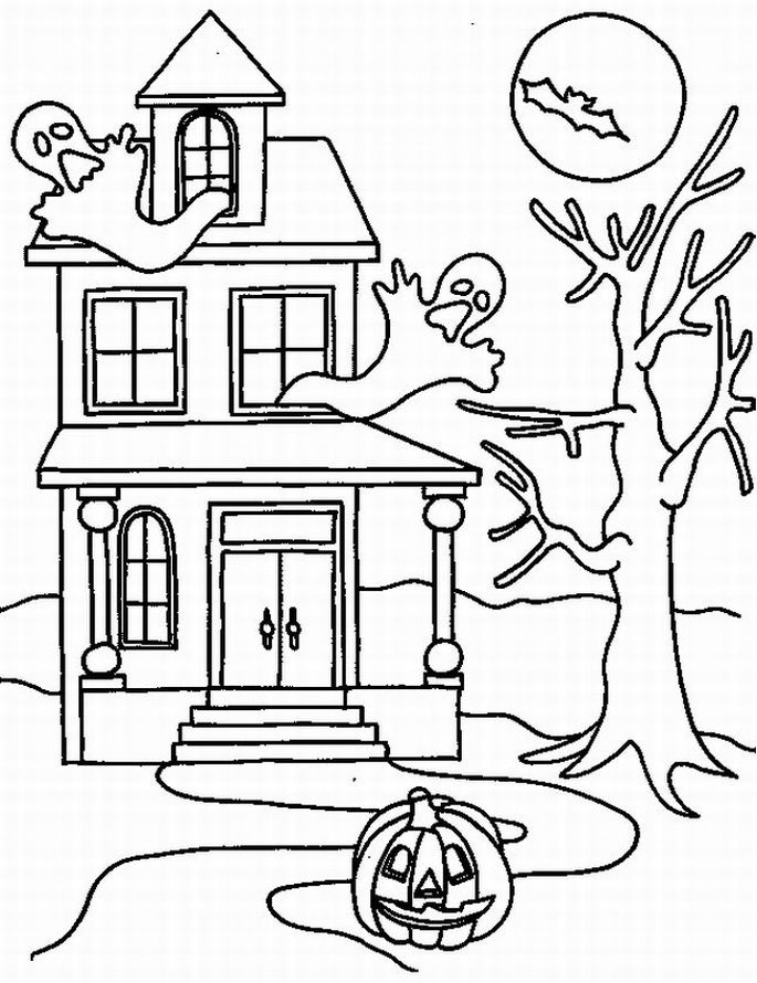 Coloring page: Halloween (Holidays and Special occasions) #55451 - Free Printable Coloring Pages