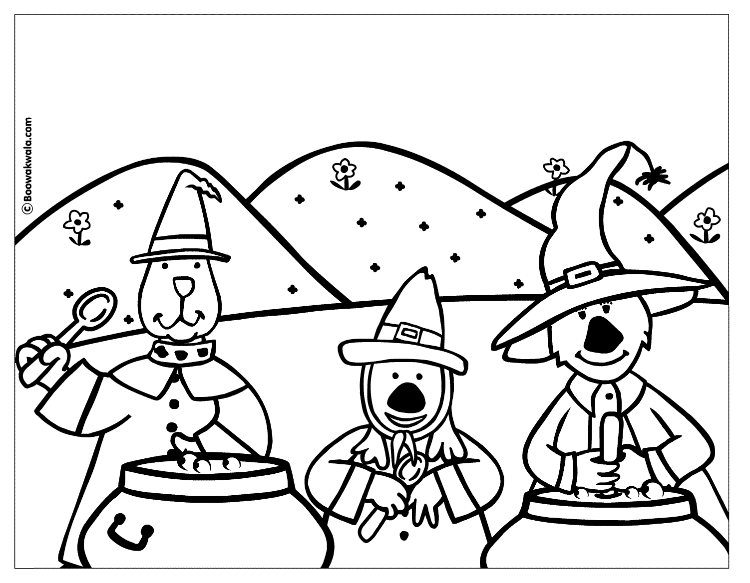 Coloring page: Halloween (Holidays and Special occasions) #55455 - Free Printable Coloring Pages