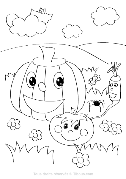 Coloring page: Halloween (Holidays and Special occasions) #55519 - Free Printable Coloring Pages