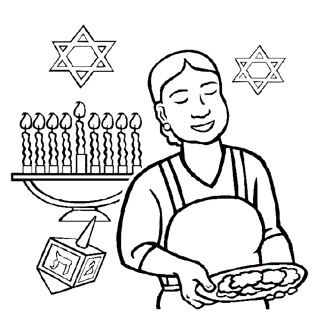 Coloring page: Hanukkah (Holidays and Special occasions) #59610 - Free Printable Coloring Pages