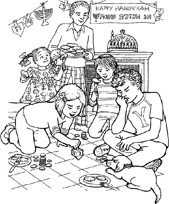 Coloring page: Hanukkah (Holidays and Special occasions) #59628 - Free Printable Coloring Pages