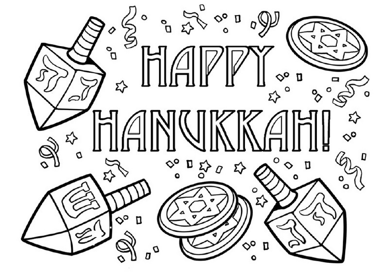 Coloring page: Hanukkah (Holidays and Special occasions) #59668 - Free Printable Coloring Pages