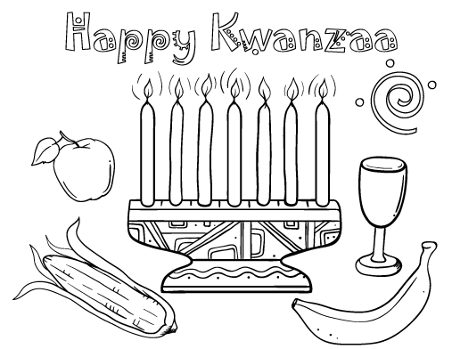 Coloring page: Kwanzaa (Holidays and Special occasions) #60412 - Free Printable Coloring Pages