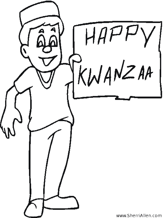 Coloring page: Kwanzaa (Holidays and Special occasions) #60471 - Free Printable Coloring Pages