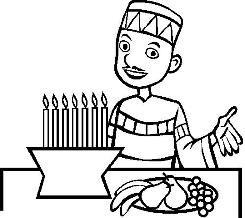 Coloring page: Kwanzaa (Holidays and Special occasions) #60549 - Free Printable Coloring Pages