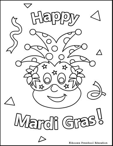 Coloring page: Mardi Gras (Holidays and Special occasions) #60620 - Free Printable Coloring Pages